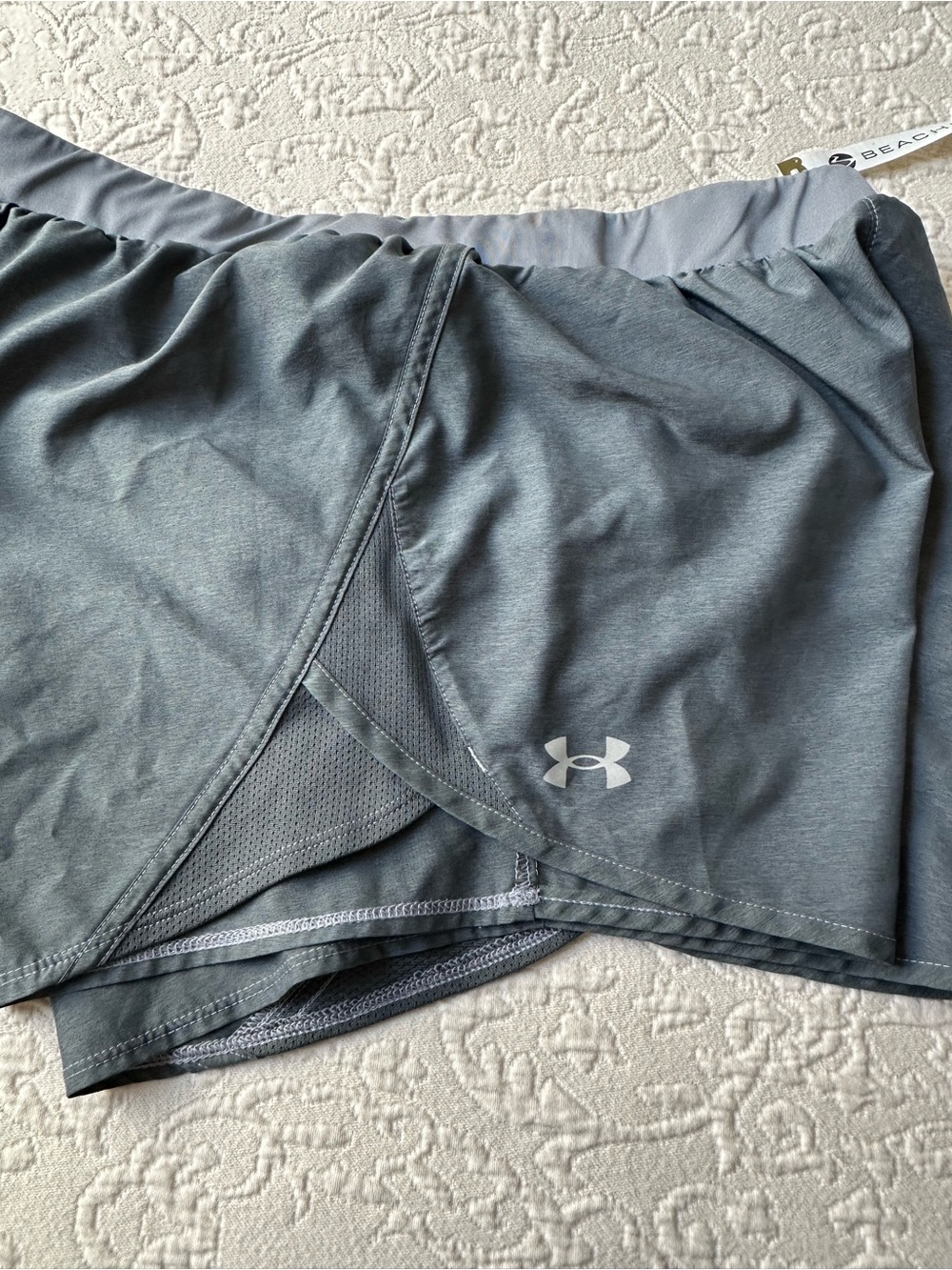 Under Armour Women's Athletic Shorts in Slate Gray
